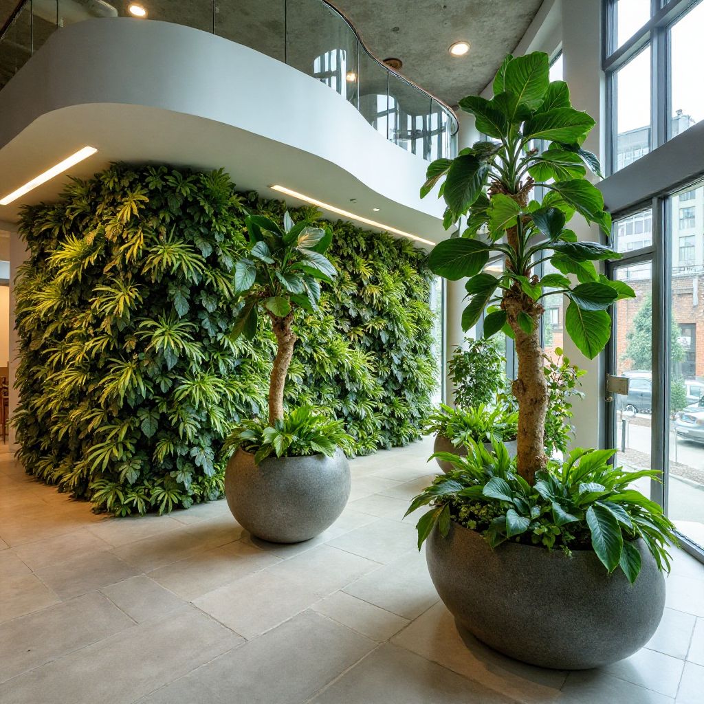 Office interior plantscape