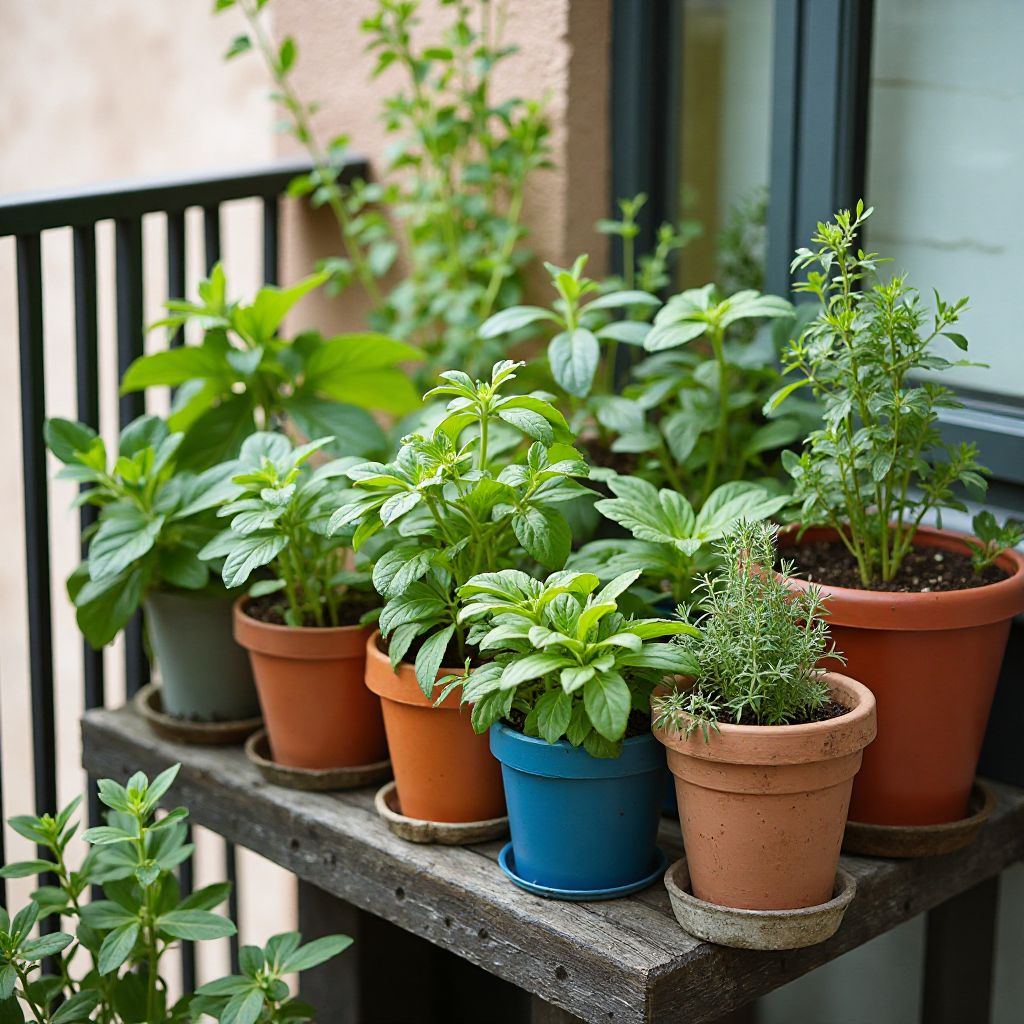 Container gardening display